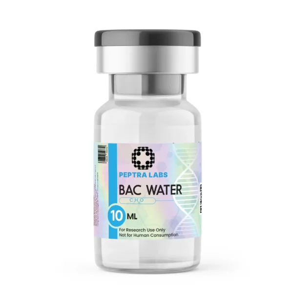 BAC Water 10 ml – Fläschchen mit bakteriostatischem Wasser für die Forschung, Peptra Labs