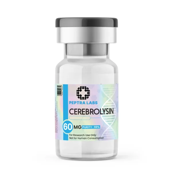 Cerebrolysin 60 mg – Forschungspeptid-Fläschchen, Reinheit 99 % laut Etikett, Peptra Labs