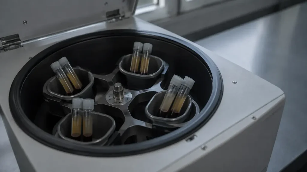 Eine geschlossene Feuchtkammer für Objektträger auf einer Wärmeplatte, der In-situ-Schritt hinter dieser semaglutide-Studie.